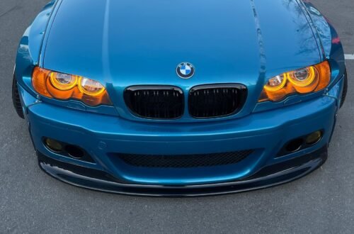 BMW E46 M3 Front Lip Spoiler CSL style ABS Plastic