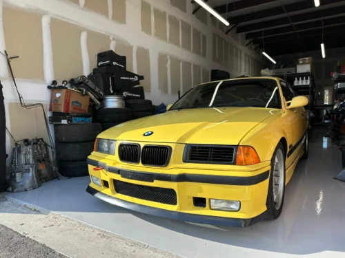 BMW E36 M3 Front Lip Spoiler Splitter ABS Plastic (Fits M Sport Bumper)