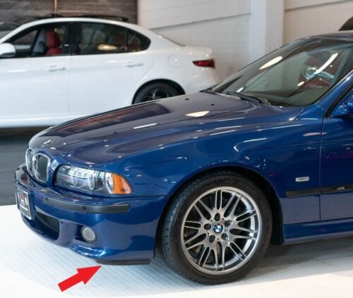 BMW E39 M5 L+R front bumper splash panel liner trim fenders PORK CHOPS