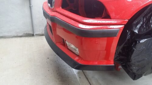 BMW E36 M3 Front Lip Spoiler Splitter ABS Plastic (Fits M Sport Bumper) - Image 2