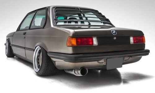 BMW E21 Rear Window Louver Visor Blinds abs-plastic - Image 5