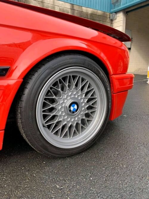 BMW Style 5 16“ 5×120 (waffle style) Aluminum center cap set - Image 11