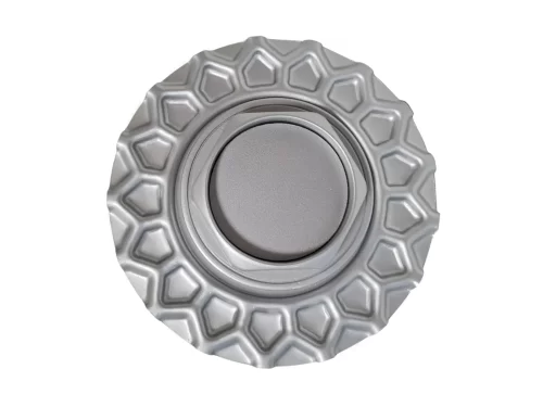 BMW Style 5 16“ 5×120 (waffle style) Aluminum center cap set - Image 4