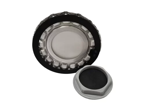 BMW Style 5 16“ 5×120 (waffle style) Aluminum center cap set - Image 3