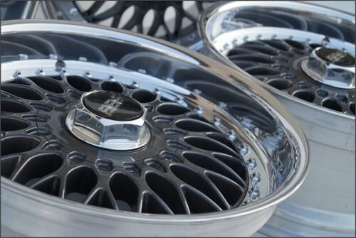 BBS RC 090 062 040 Adaptor + RS Center Caps Hex Nuts 17 18 Inch Bmw Style 5 - Image 2