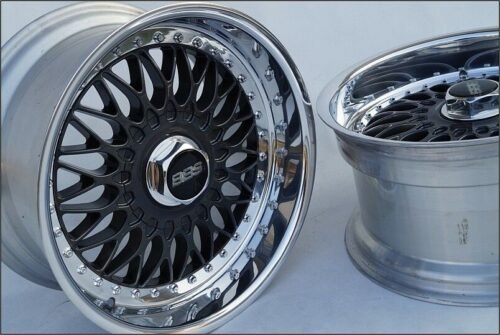 BBS RC 090 062 040 Adaptor + RS Center Caps Hex Nuts 17 18 Inch Bmw Style 5 - Image 3