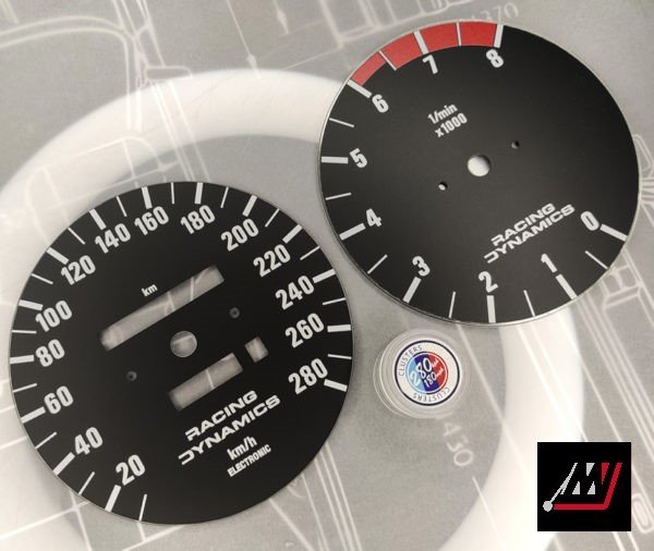 Racing Dynamics Cluster Faces (DIY) Speed and RPM Variation - Image 4