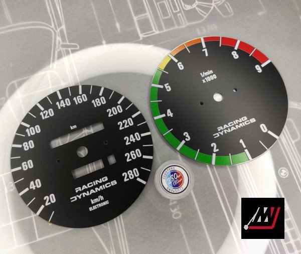 Racing Dynamics Cluster Faces (DIY) Speed and RPM Variation - Image 9