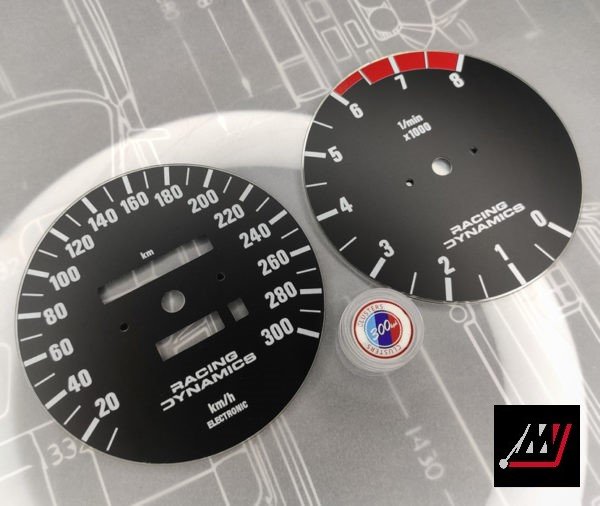 Racing Dynamics Cluster Faces (DIY) Speed and RPM Variation - Image 2