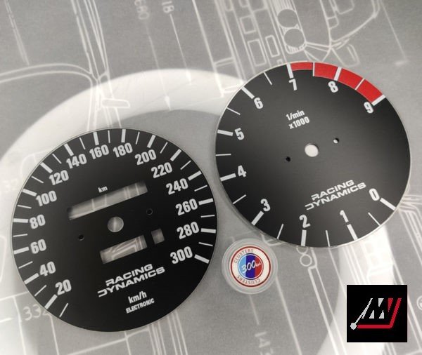 Racing Dynamics Cluster Faces (DIY) Speed and RPM Variation