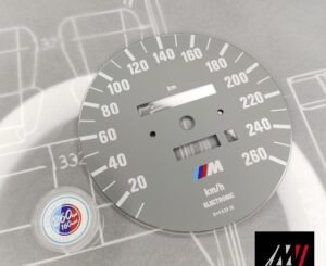 BMW E30 Gray Cluster Face Inspired by the E46 M3 Cluster Design (260Km/h)