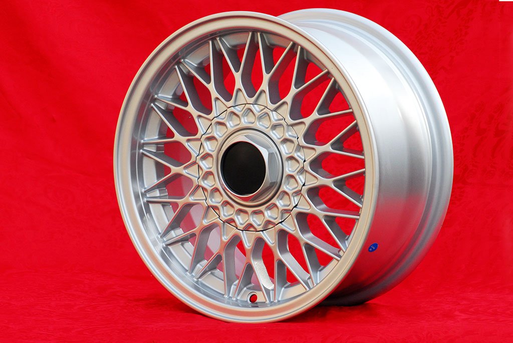 BMW BBS Style 7x15" ET24 4x100 Silver E21, E30 (4 Pieces) - Image 3