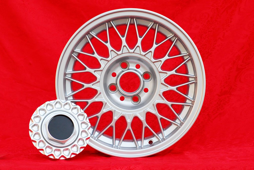 BMW BBS Style 7x15" ET24 4x100 Silver E21, E30 (4 Pieces) - Image 6