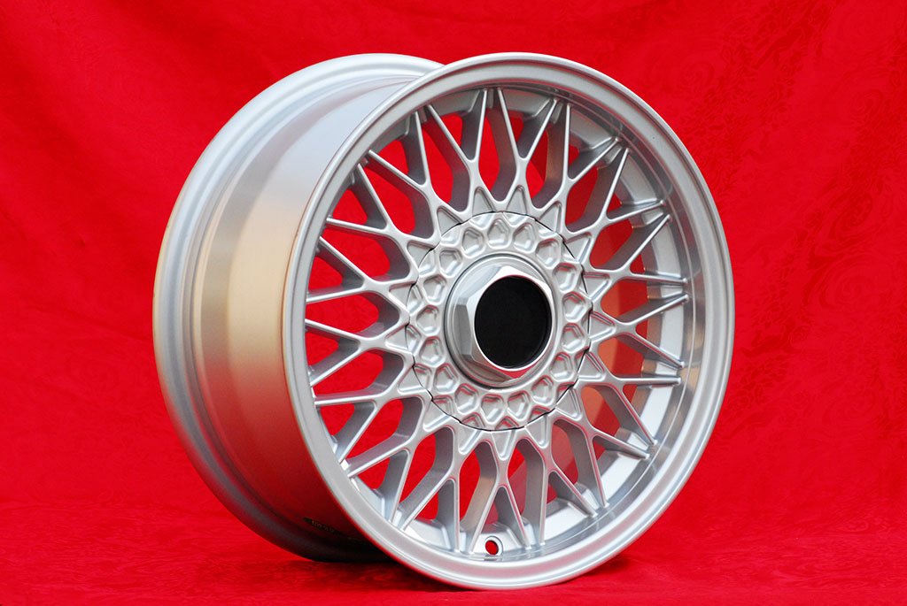 BMW BBS Style 7x15" ET24 4x100 Silver E21, E30 (4 Pieces) - Image 4