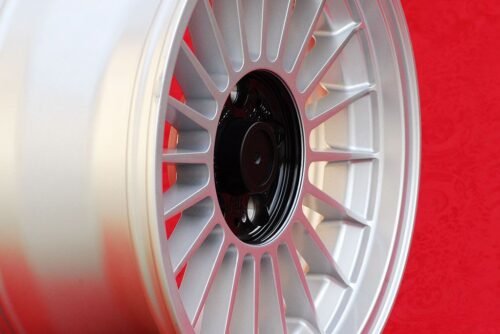 BMW Alpina Style 8x17 ET15 5x120 silver/black M3 E30, 5 E12, E28, E34, 6 E24, 7 E23, E32 (1 Piece) - Image 16
