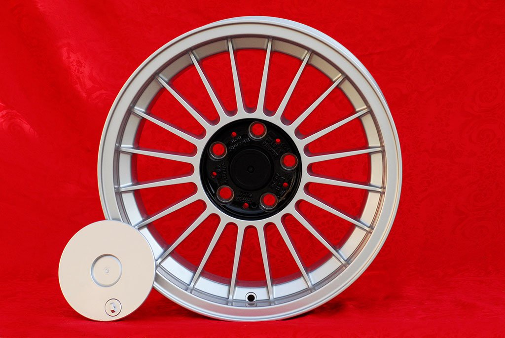 BMW Alpina Style 9x17 ET15 5x120 silver/black M3 E30 E12 E28 E34 E24 E23 E32 E3 E9 (1 Piece) - Image 23