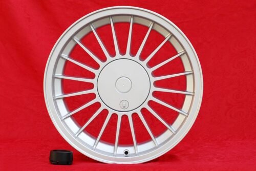 BMW Alpina Style 8x17 ET15 5x120 silver/black M3 E30, 5 E12, E28, E34, 6 E24, 7 E23, E32 (1 Piece) - Image 2