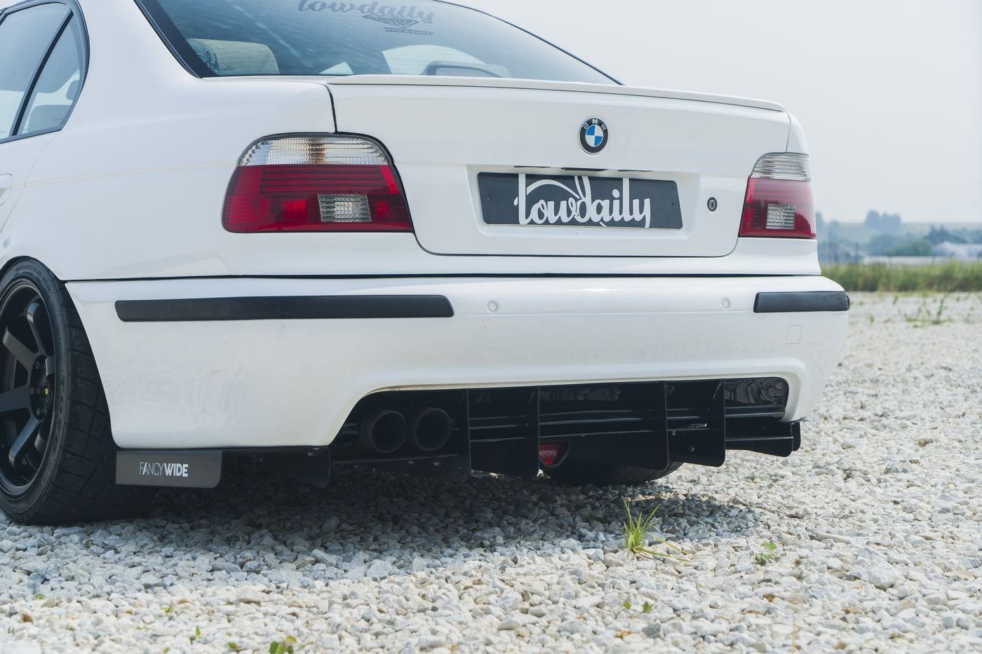 BMW E39 FancyWide Rear Full Diffuser - Image 3
