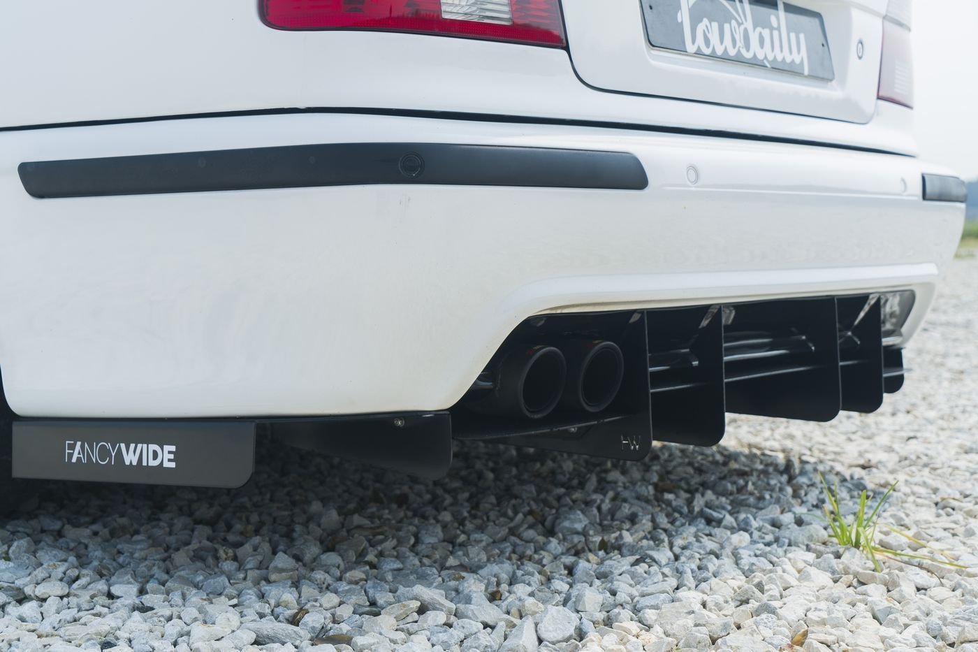 BMW E39 FancyWide Rear Full Diffuser - Image 2