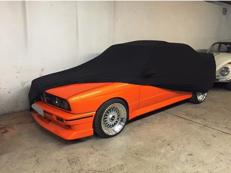 BMW E30 Black AD-Cover® Micro Contour with mirror pockets for (E30) year 82-90 - Image 2