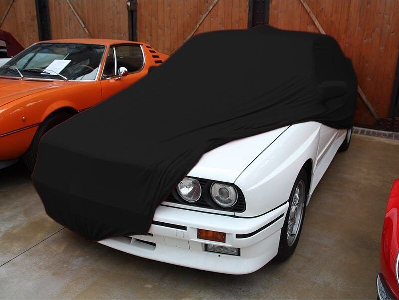 BMW E30 Black AD-Cover® Micro Contour with mirror pockets for (E30) year 82-90