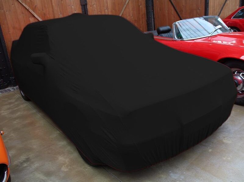 BMW E30 Black AD-Cover® Micro Contour with mirror pockets for (E30) year 82-90 - Image 5