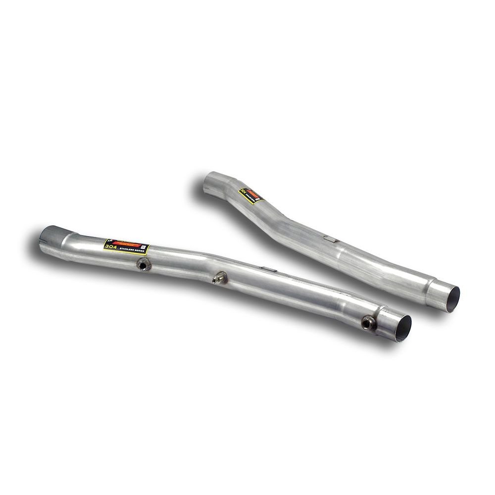 BMW E36 Supersprint Front Pipes Kit Right - Left 100% Stainless Steel System, 2 x Ø63,5 mm -> Ø60mm Full Kit Only