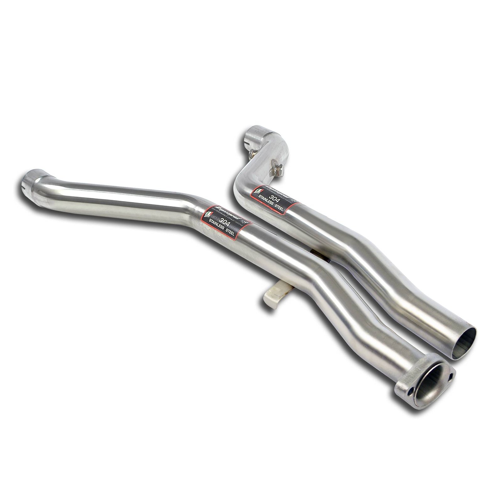 BMW E36 Supersprint Front Pipes Kit Right - Left 100% Stainless Steel System, 2 x Ø63,5mm -> 2 x Ø60mm