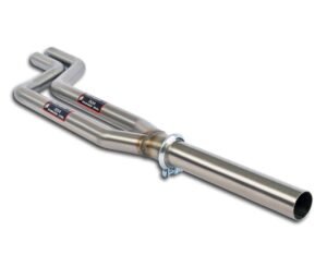 BMW E30 Supersprint Front Pipe "Y-Pipe" (Replace Main Kat) 100% Stainless Steel "Racing" System 2 x 50mm -> 1 x 63mm -> 60mm
