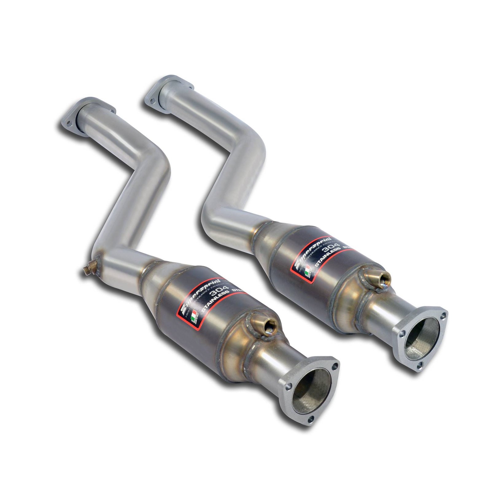 BMW E30 Supersprint Metallic Catalytic Converters 100% Stainless Steel System, 2 x Ø60mm Full Kit Only