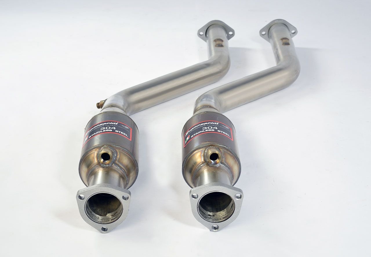 BMW E30 Supersprint Metallic Catalytic Converters 100% Stainless Steel System, 2 x Ø60mm Full Kit Only - Image 3