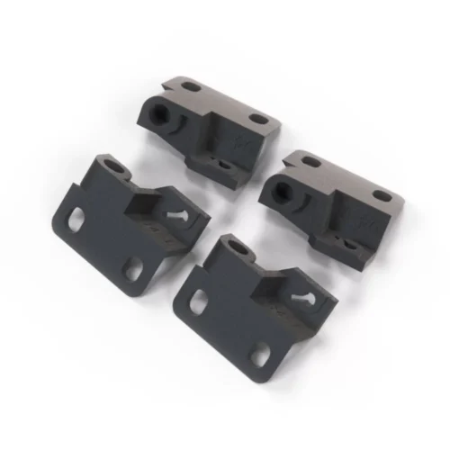 BMW E28/E24/E23/E30 M3 Fog Light Bracket Set Of 2 Light Black - Image 3